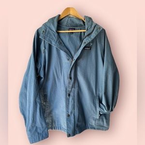 Unisex Patagonia Canvas Hooded Jacket -Blue